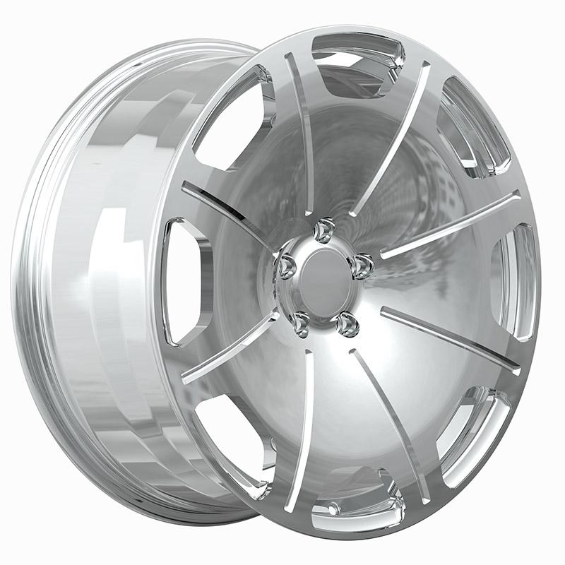 Audi A6 custom wheels 17 inch polished aluminum rims