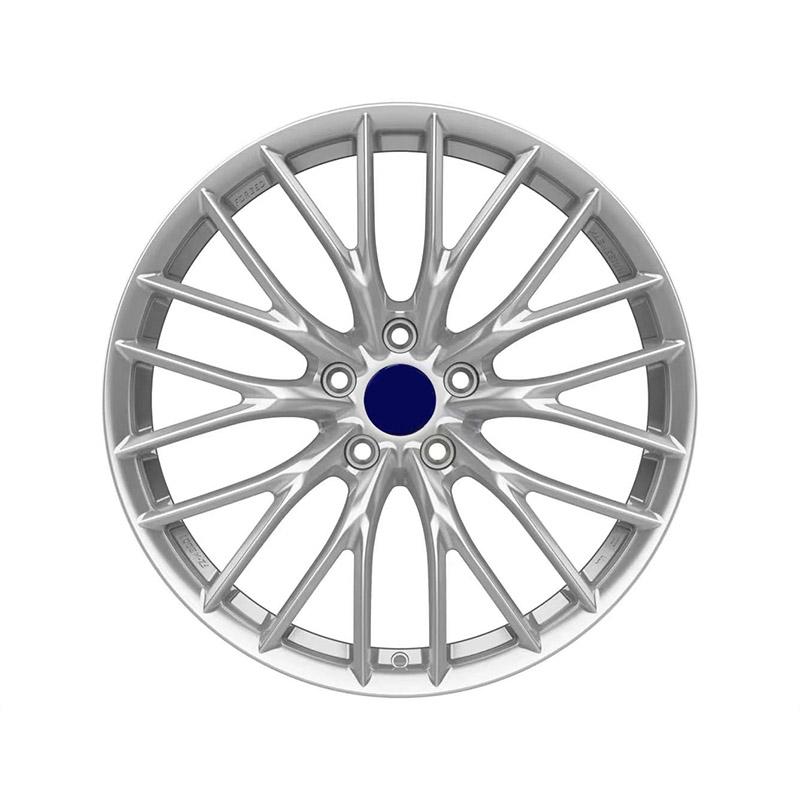 20 inch silver full painting customed  multi spokes forged wheels  5*120