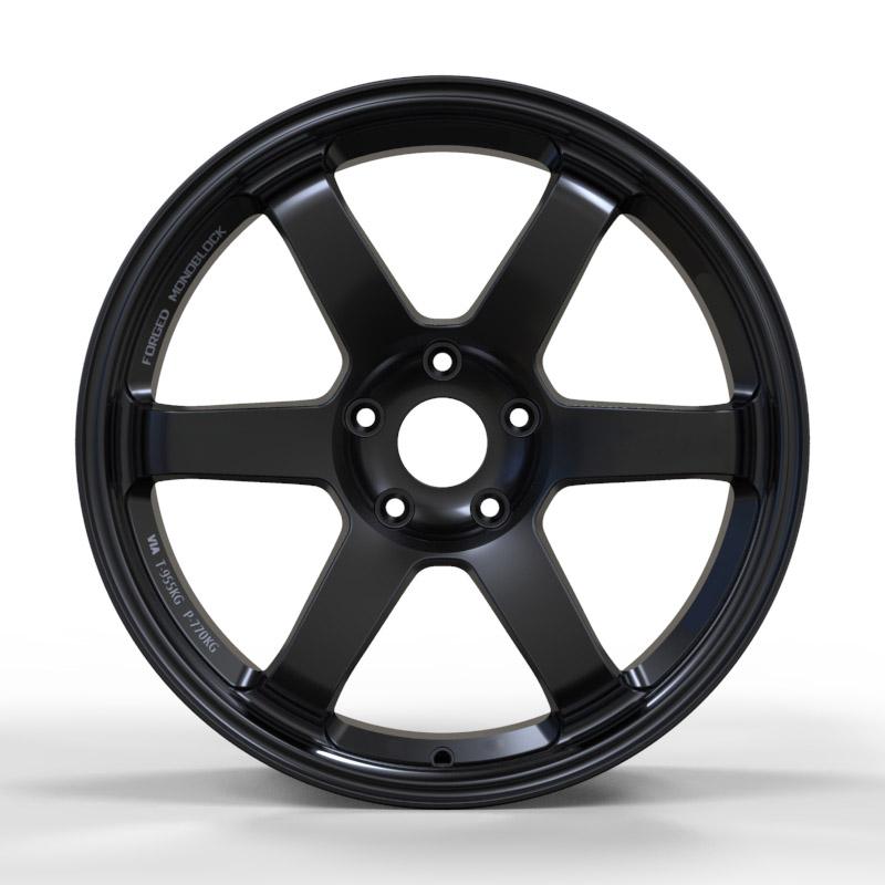 16 inch matt black full painting customed  forged wheels  5*114.3