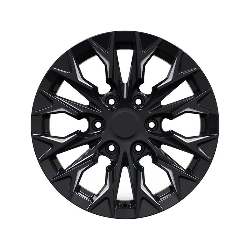 18 inch gloss black full painting customed  forged wheels  6*139.7