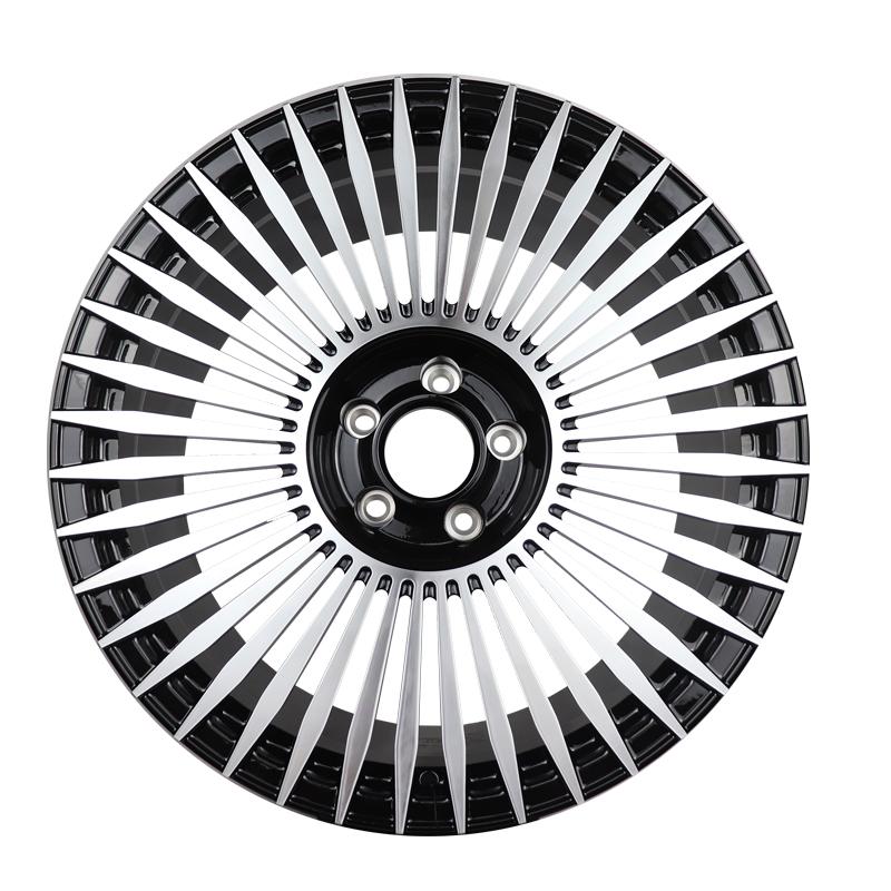 24 inch 5*150mm multi-spokes silver forged wheels