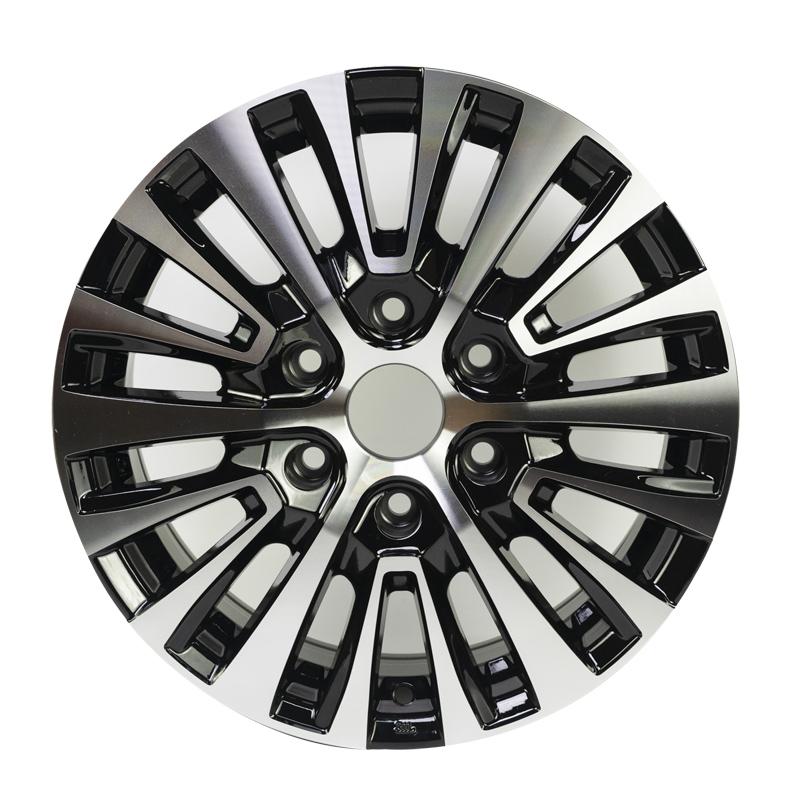 22 inch 6*139mm multi-spoke silver alloy wheels