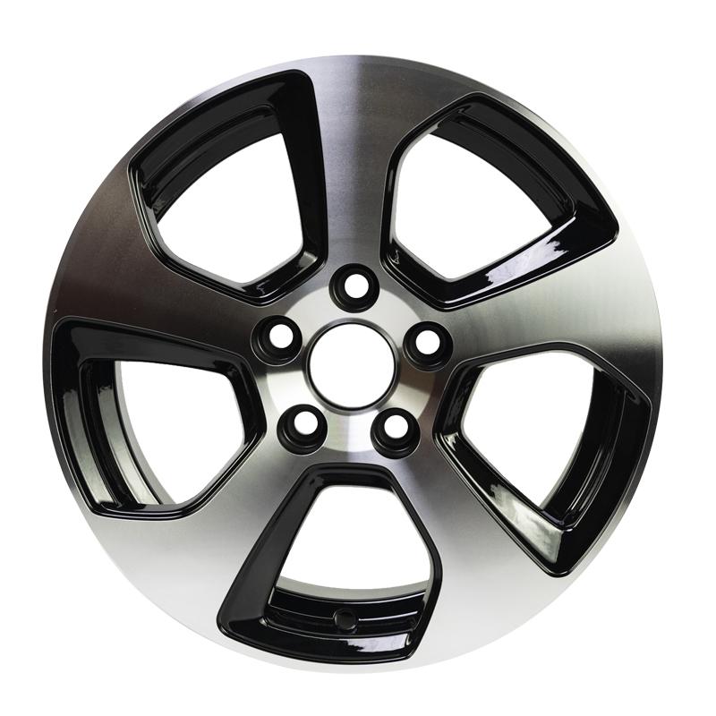 22 inch 5*112 mm silver with black alloy wheels