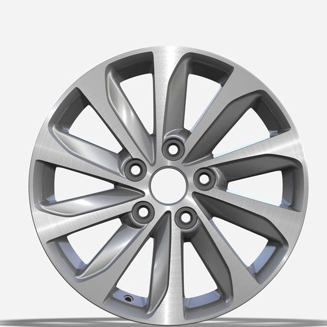 Hyundai wheel rims machine face 17x6.5 customized forged wheel