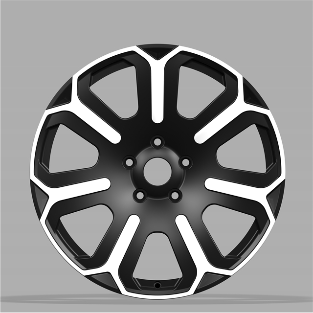 Machine face 4x4 car forged aluminum passenger car wheels