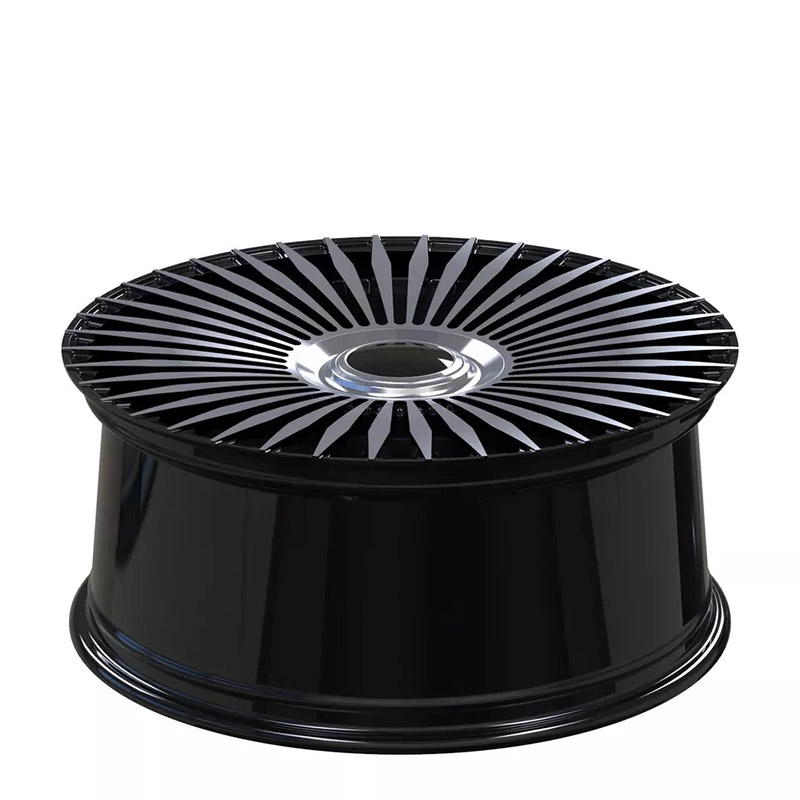 Aluminum forged wheel rim