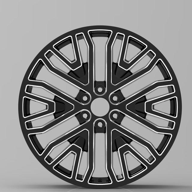 24 inch SUV car gloss black wheel rim