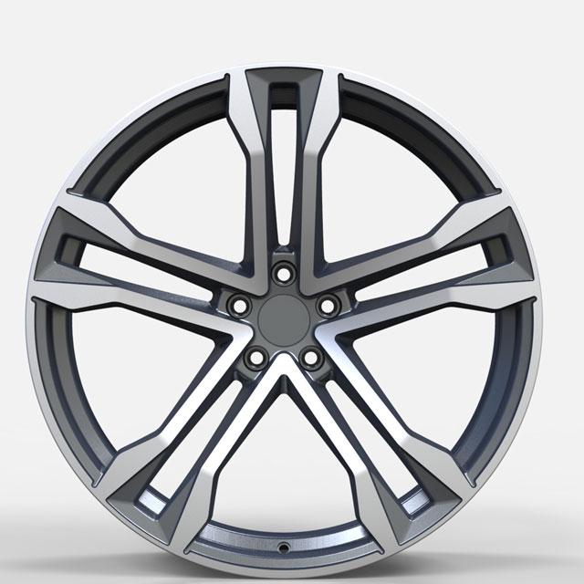 Gunmetal machine face one piece forged wheel