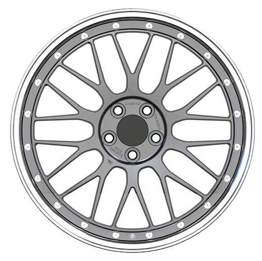 Hyper black 18 inch forged wheel rim