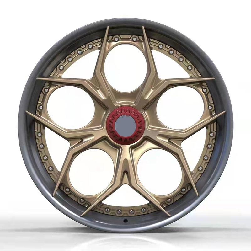22 inch 2-piece concave forged wheel