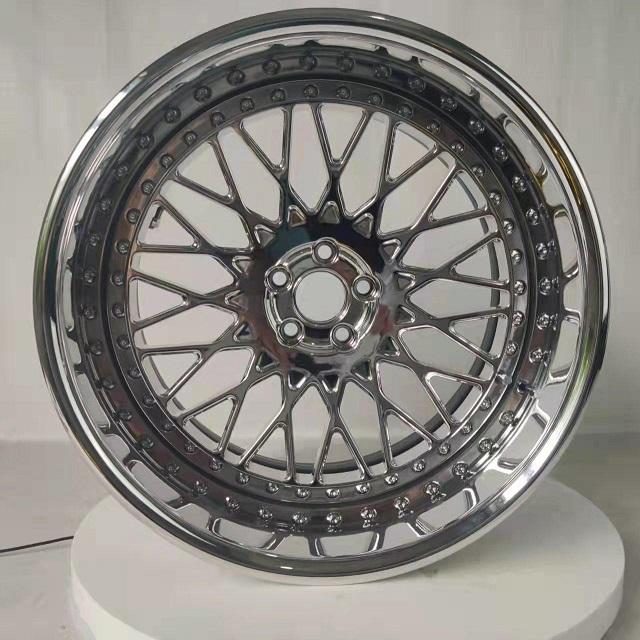 Luxury car deep lip 24 inch 3 piece forged wheel