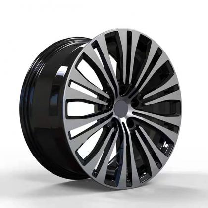 1 piece black forged wheel